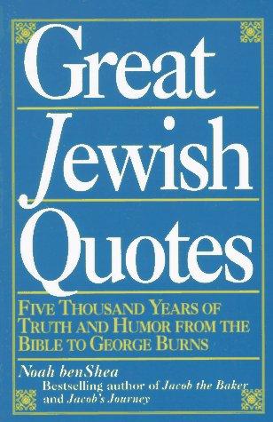Cover for Great Jewish quotes