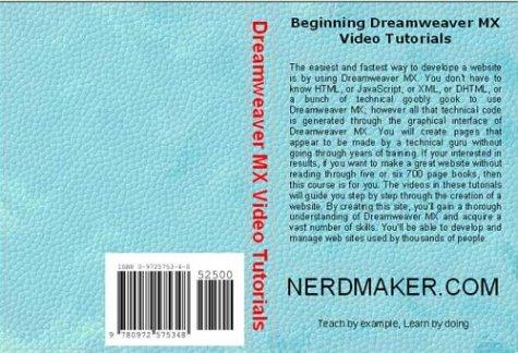 Cover for Beginning Dreamweaver MX Video Tutorials