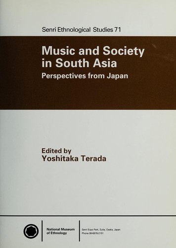 Cover for Music and society in South Asia