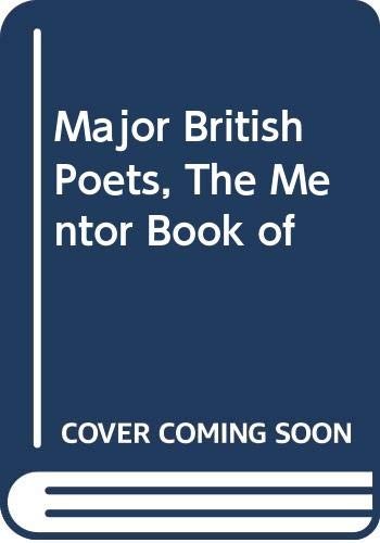Cover for Major British Poets, The Mentor Book of