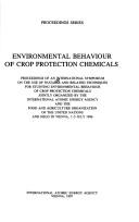 Cover for Environmental behaviour of crop protection chemicals