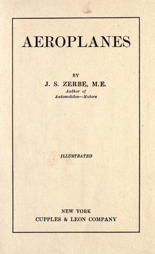 Cover for Aeroplanes