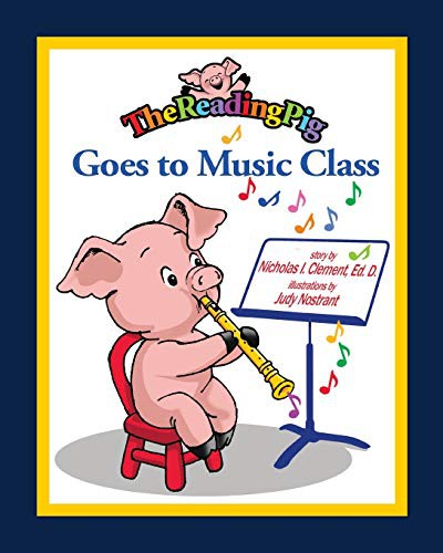 Cover for The Reading Pig Goes to Music Class