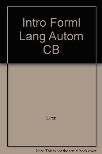 Cover for An introduction to formal languages and automata