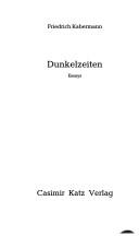 Cover for Dunkelzeiten