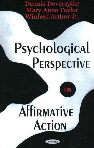 Cover for Psychological Perspective on Affirmative Action