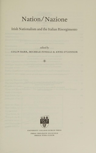 Cover for Nation/Nazione