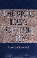 Cover for The Stoic idea of the city