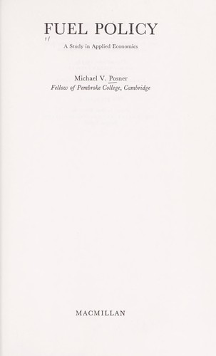 Cover for Fuel policy