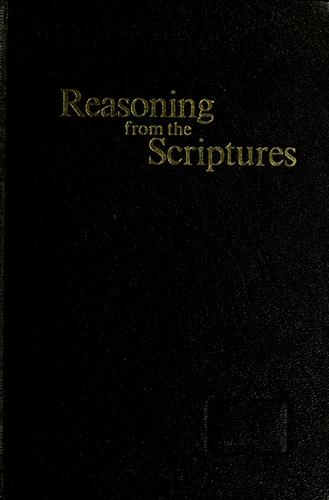 Cover for Reasoning from the Scriptures.