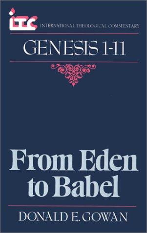 Cover for From Eden to Babel