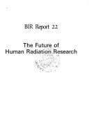 Cover for The future of human radiation research