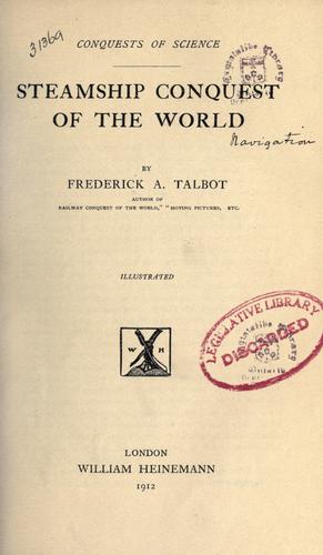 Cover for Steamship conquest of the world