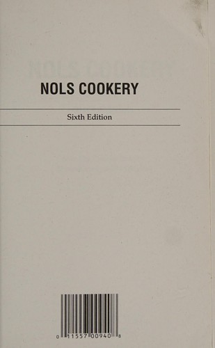 Cover for NOLS cookery