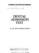 Cover for Dental admission test