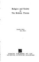 Cover for Religion and society in the Brahma Purana