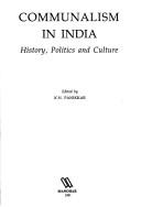 Cover for Communalism in India