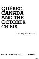 Cover for Québec, Canada, and the October crisis