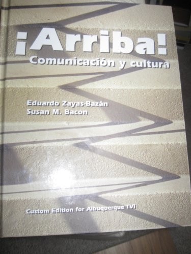Cover for Arriba!: Comunicacion y Cultura (Spanish Edition)
