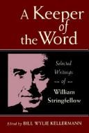 Cover for A keeper of the Word