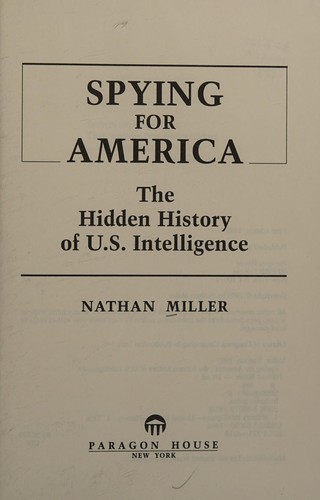 Cover for Spying for America