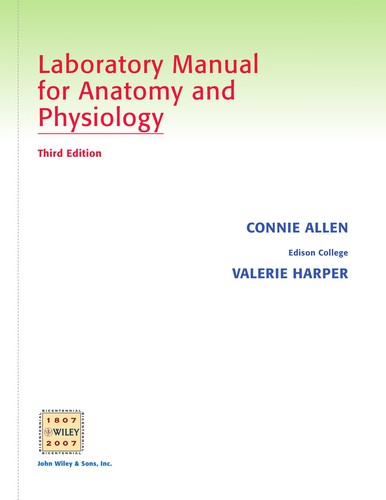 Cover for Laboratory manual for anatomy and physiology