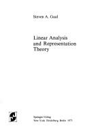 Cover for Linear analysis and representation theory