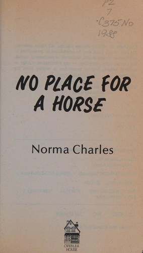 Cover for No Place for a Horse