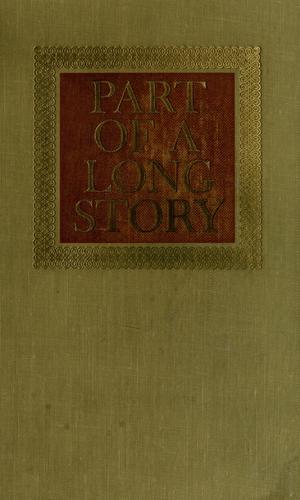 Cover for Part of a long story.