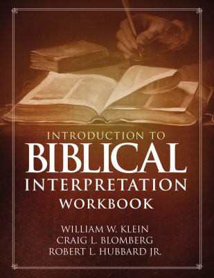 Cover for Introduction to Biblical Interpretation Workbook