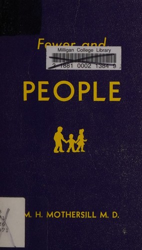 Cover for Fewer and better people