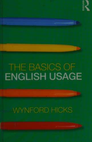 Cover for The basics of English grammar