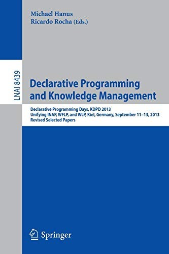 Cover for Declarative Programming and Knowledge Management