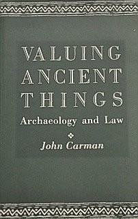 Cover for Valuing ancient things