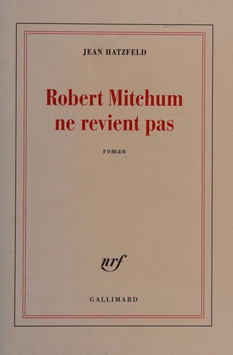 Cover for Robert Mitchum ne revient pas