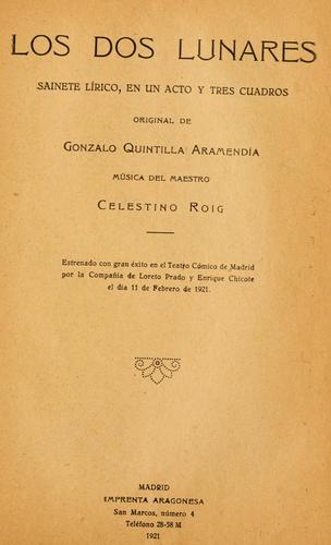 Cover for dos lunares