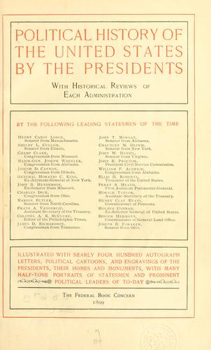 Cover for Political history of the United States