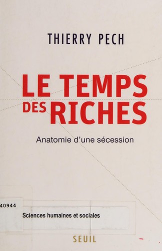 Cover for Le temps des riches