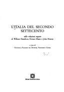 Cover for L' Italia del secondo Settecento nelle relazioni segrete di William Hamilton, Horace Mann e John Murray