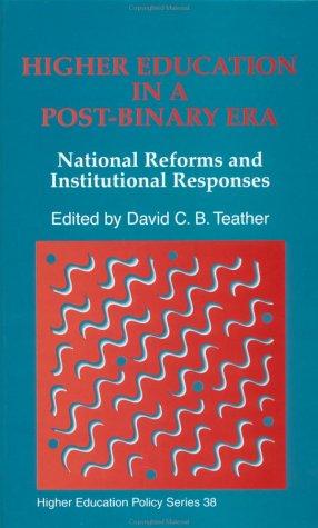Cover for Higher education in a post-binary era