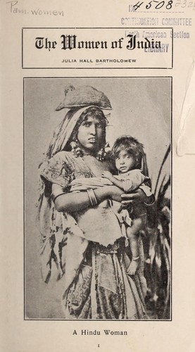 Cover for The women of India