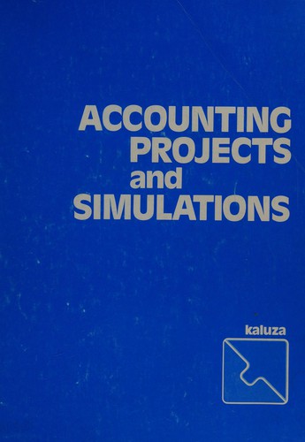 Cover for Accounting projects and simulations