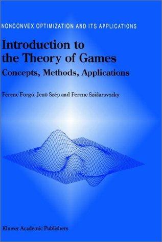 Cover for Introduction to the Theory of Games