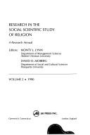 Cover for Research in the Social Scientific Study of Religion