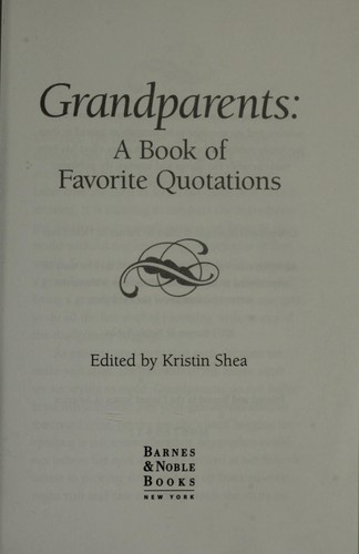 Cover for Grandparents