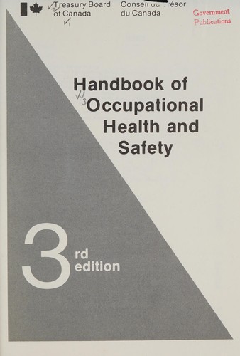 Cover for Handbook of occupational health and safety