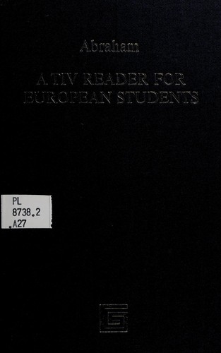 Cover for A Tiv reader for European students