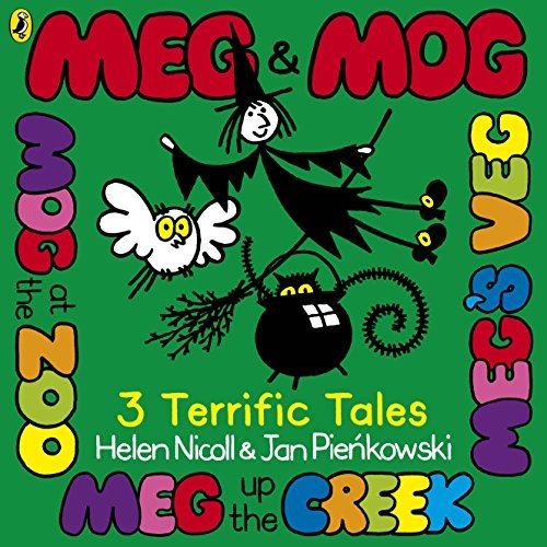 Cover for Meg and Mog Three Terrific Tales