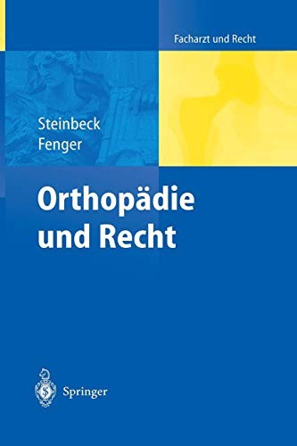 Cover for Orthopädie und Recht