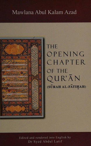 Cover for The Opening Chapter of the Quran